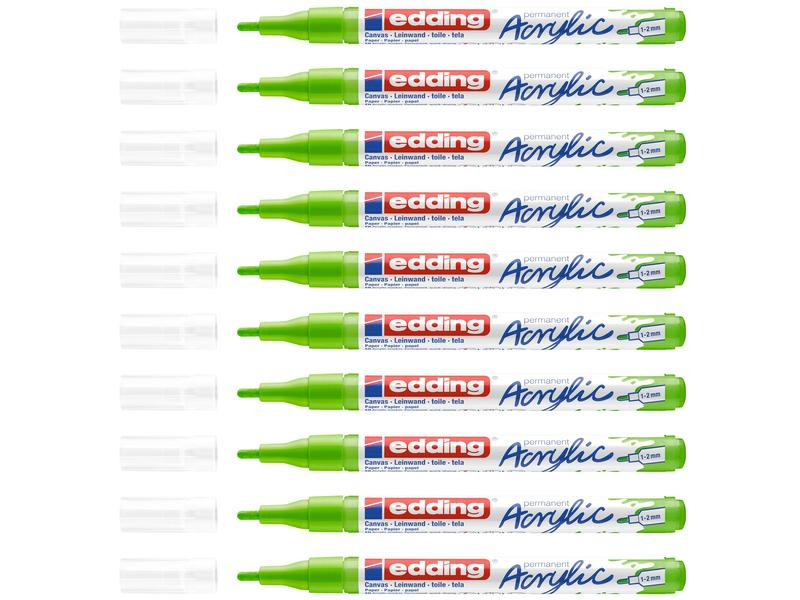 edding Acrylmarker 5300 Fein, Gelbgrün