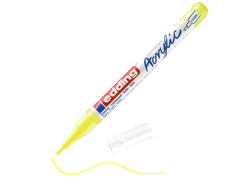edding Acrylmarker 5300 Fein, Neongelb