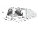 Outwell Vorzelt Bremburg Air Grey