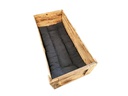 Holz Zollhaus Hunde-Sofa Vintage geflammt XXL, 115 x 55 x 42 cm