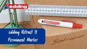edding Permanent-Marker retract 11, Schwarz