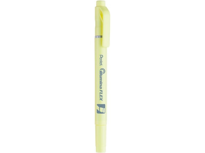 pentel Leuchtmarker illumina FLEX 1.0-3.5 mm, Pastell Gelb