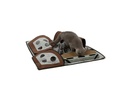 CanadianCat Katzen-Spielzeug Activity Teppich Calvin, 90 x 90 x 20 cm