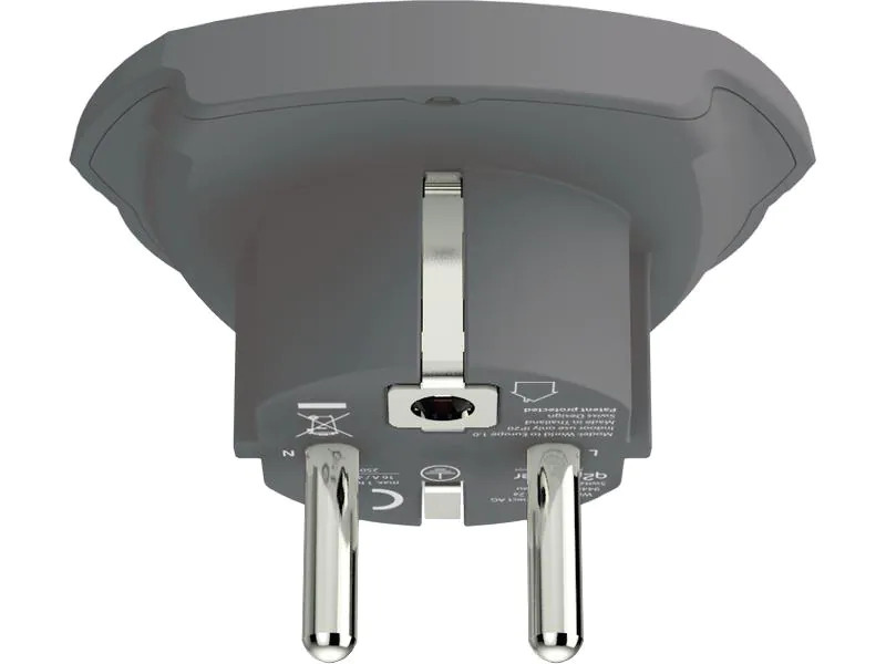Q2Power Country-Reiseadapter World-EU-CH