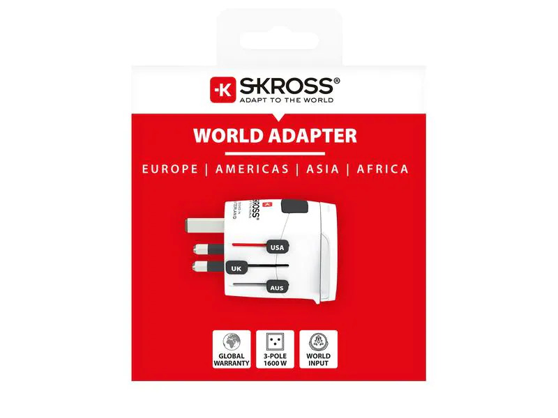 SKROSS Weltreiseadapter PRO Light – World