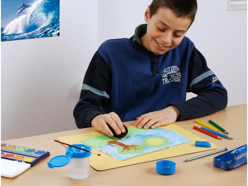 Läufer Malschwamm farbig sortiert, 1 Stück