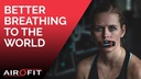 AIROFIT Atemtrainer 2x Mundstücke Advanced, mit Bissring