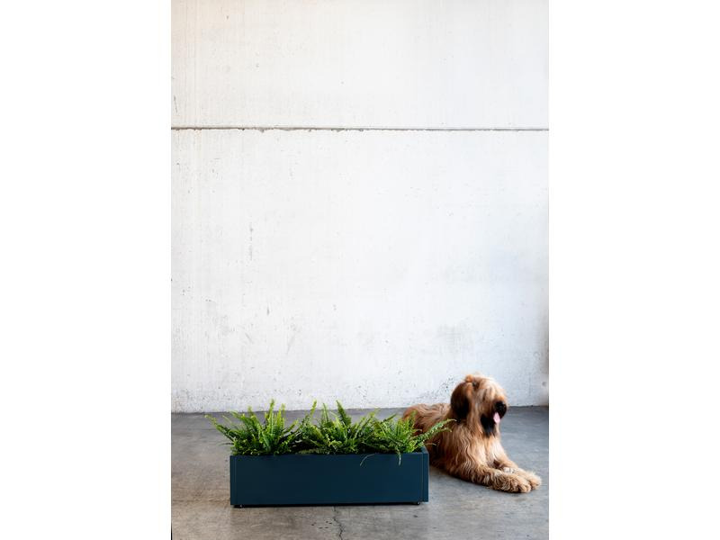 Herstera Pflanzentopf Metal Planter Balcony, Anthrazit