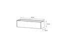 Herstera Pflanzentopf Metal Planter Balcony, Anthrazit