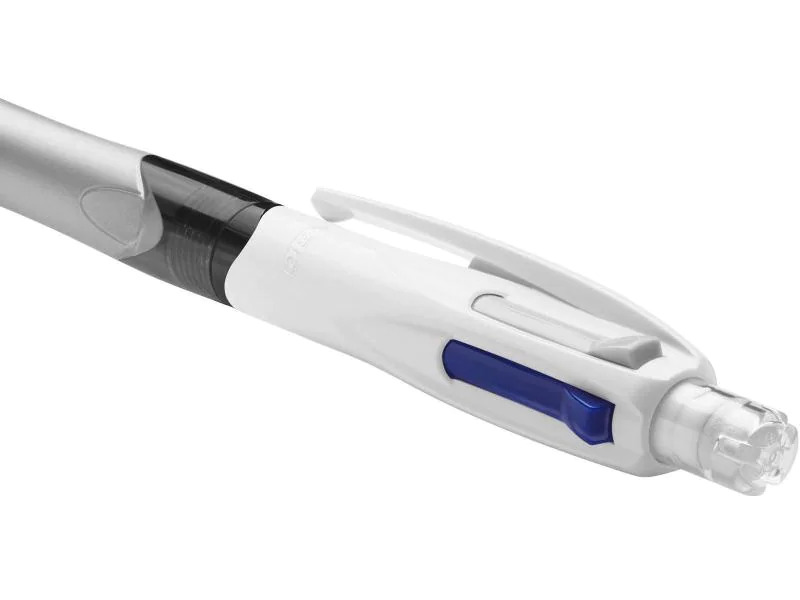 BIC Kugelschreiber 4 Colours 3+1 HB mit Minenbleistift, 12 Stück