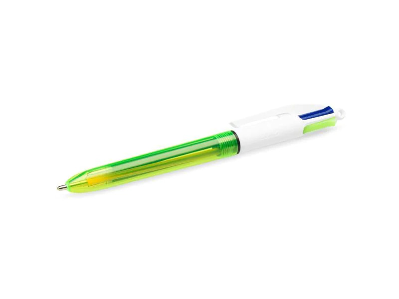 BIC Kugelschreiber 4 Colours Fluo mit Marker, 0.32 mm, 1 Stück