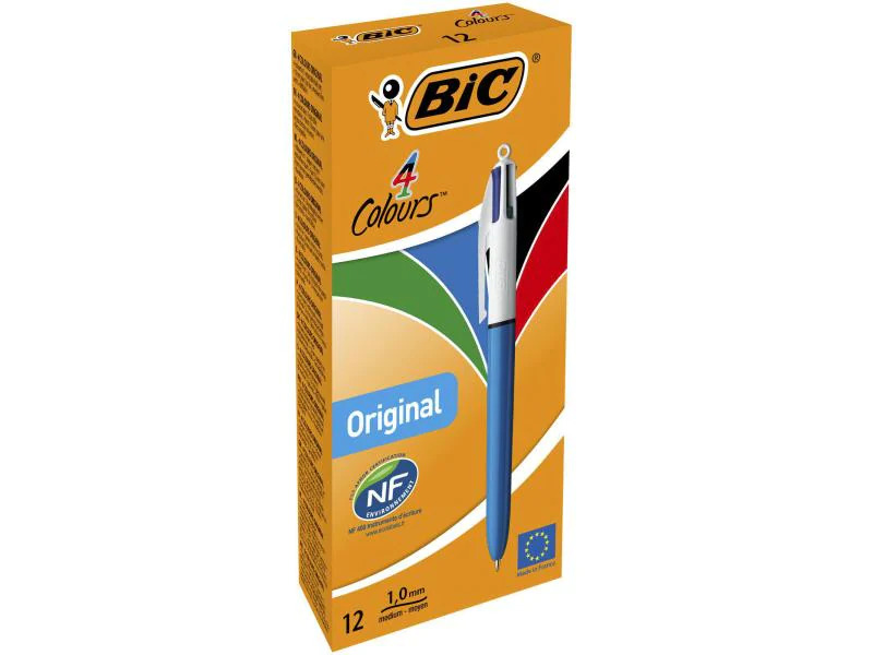 BIC Kugelschreiber 4 Colours Original 0.32 mm 12 Stück
