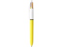 BIC Kugelschreiber 4 Colours Sun 0.32 mm, 1 Stück, Gelb