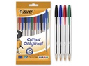 BIC Kugelschreiber Cristal Origin 0.32 mm, assortiert, 10 Stück