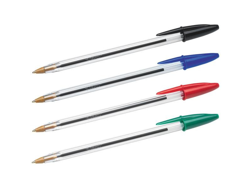 BIC Kugelschreiber Cristal Origin 0.32 mm, assortiert, 10 Stück