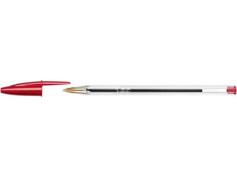BIC Kugelschreiber Cristal Original 0.32 mm Rot, 50 Stück