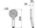Nikles Handbrause Infinity 120 Duo