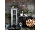 Esschert Design Schirm Wald Schwarz/Transparent