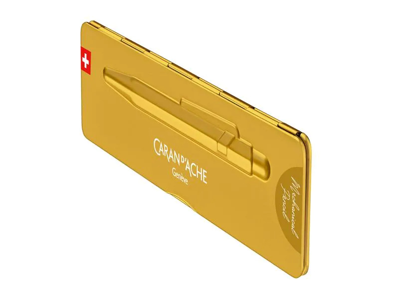 Caran d'Ache Druckbleistift 844 Goldbar 0.7 mm, Gold