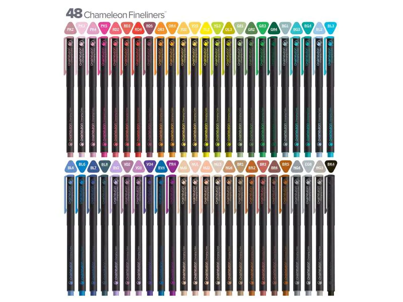 Chameleon Fineliner Chameleon 48 Stück