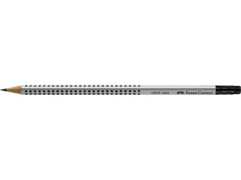 Faber-Castell Bleistift GRIP 2001 HB mit Gummitip