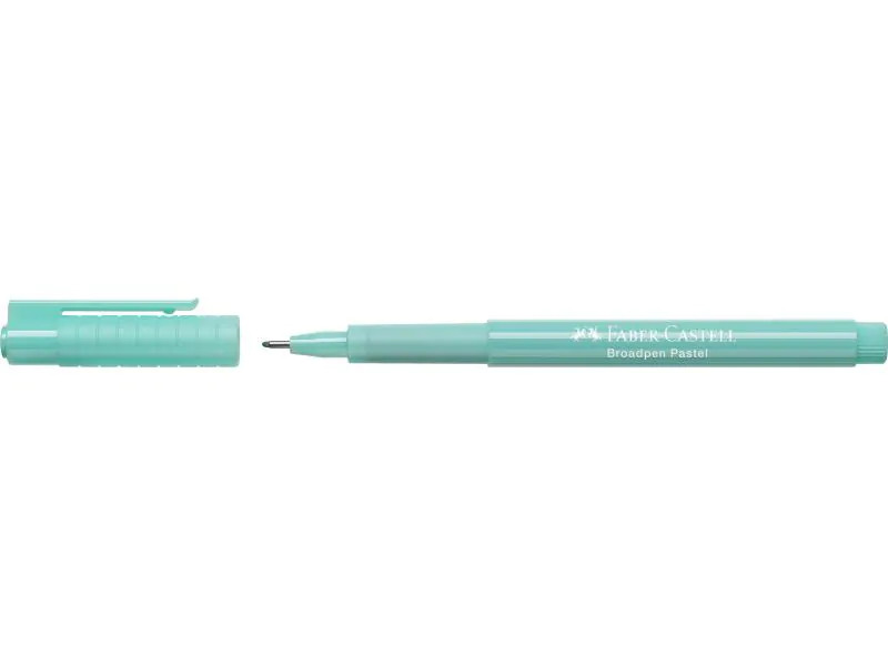 Faber-Castell Fineliner Broadpen 1554 0.8 mm, Pastelltürkis