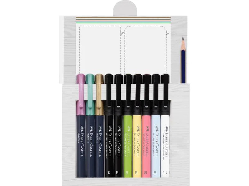 Faber-Castell Geschenkset Handlettering 0.3 mm; 1.5 mm, Mehrfarbig