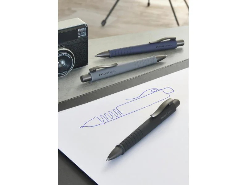 Faber-Castell Kugelschreiber Poly Ball Urban  XB, Navy Blue