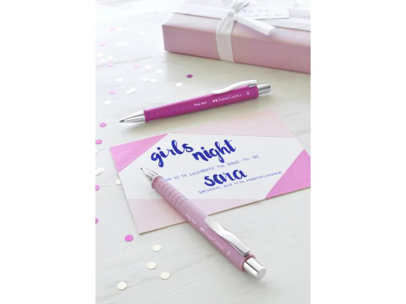 Faber-Castell Kugelschreiber Poly Ball XB, Rosé
