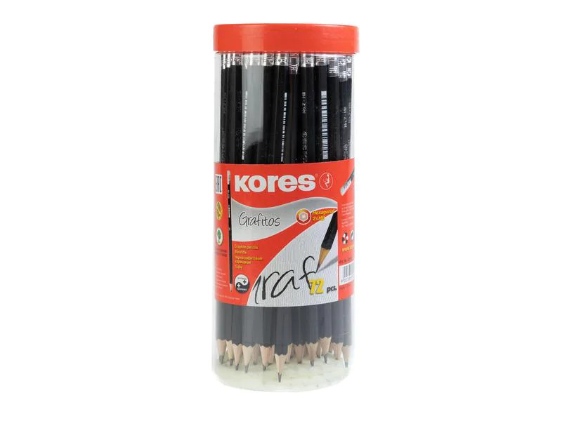 Kores Bleistift Grafitos 3 mm, 6 eckig, 72 Stück