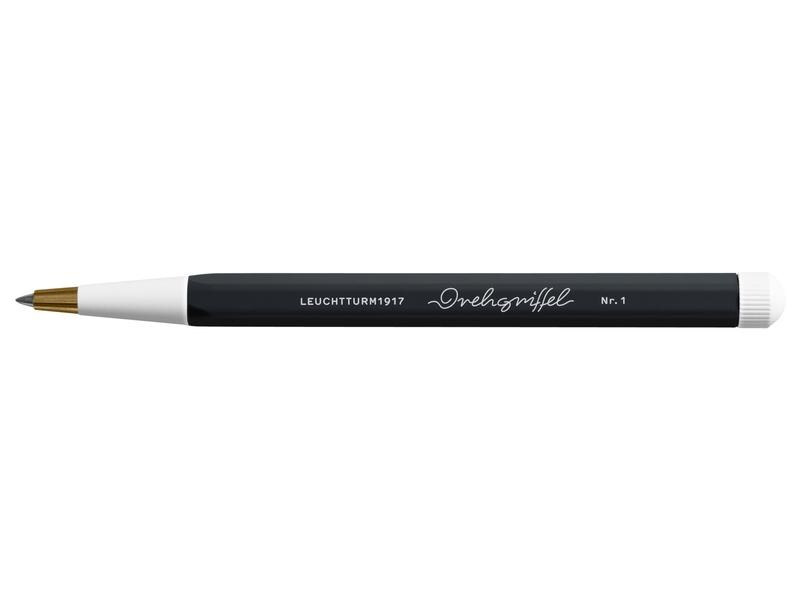 Leuchtturm Gelschreiber Drehgriffel 0.5 mm, Schwarz