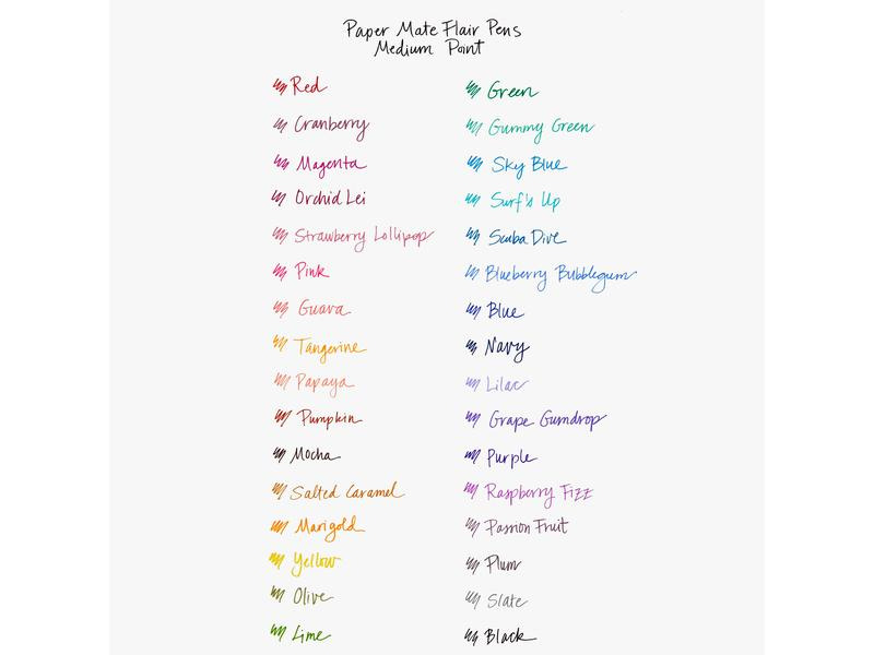 Paper Mate Fineliner Flair Medium 0.7 mm, 4 Stück