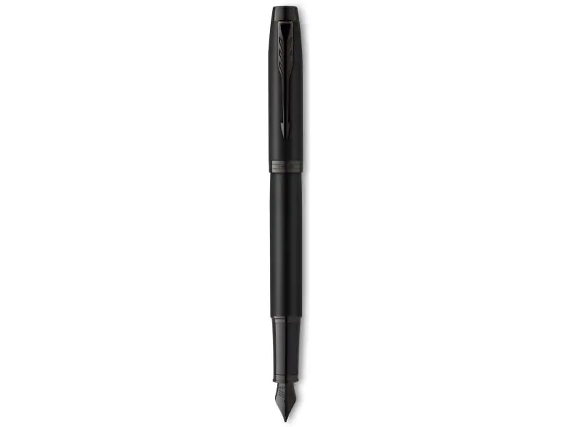 Parker Füllfederhalter IM Achromatic, F, Mattschwarz