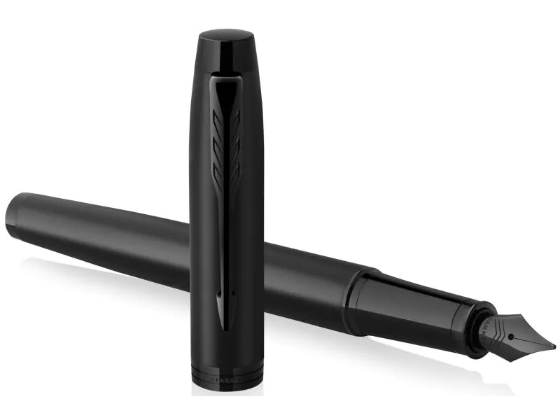 Parker Füllfederhalter IM Achromatic, F, Mattschwarz