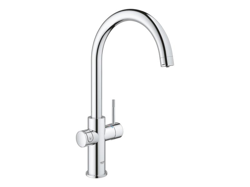 GROHE Küchenarmatur Blue Home C-Auslauf, Starter Kit, Chrom