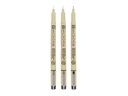 Sakura Fineliner Pigma Micron 0.4 mm; 0.45 mm; 0.5 mm, Schwarz