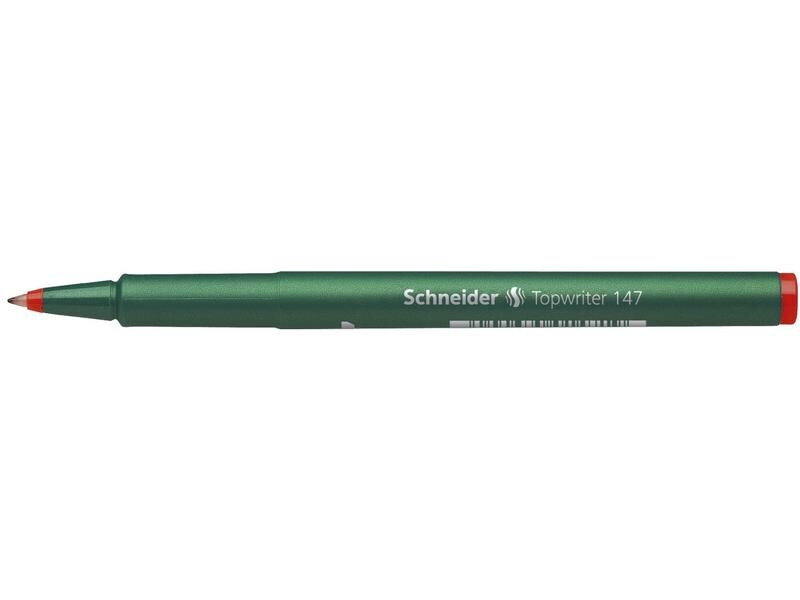 Schneider Fineliner 147 0.6 mm, Rot, 10 Stück