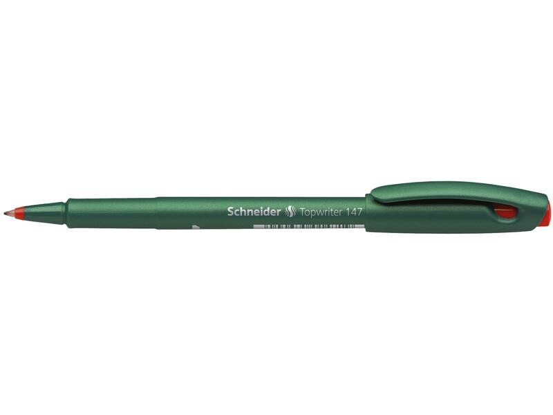 Schneider Fineliner 147 0.6 mm, Rot, 10 Stück