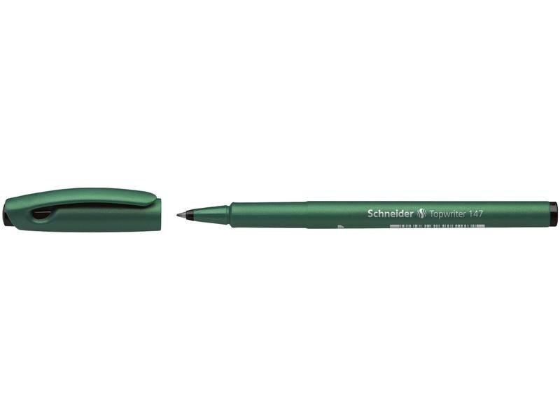 Schneider Fineliner 147 0.6 mm, Schwarz, 10 Stück