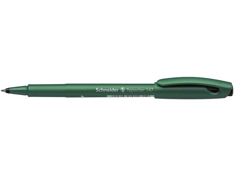 Schneider Fineliner 147 0.6 mm, Schwarz, 10 Stück