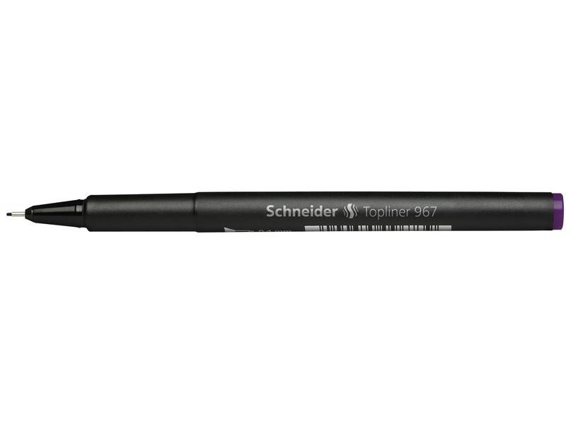 Schneider Fineliner 967 0.4 mm, Violett, 10 Stück