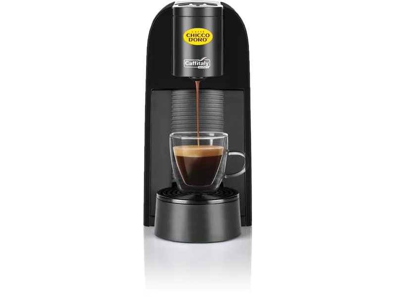 Chicco d'Oro Kapselmaschine Caffitaly S33 Maia, Schwarz