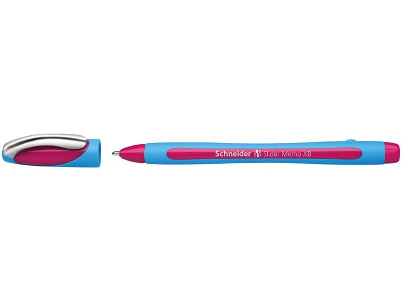 Schneider Kugelschreiber Slider Memo Rosa, 10 Stück