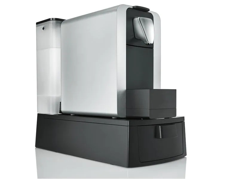 Delizio Kapselmaschine Compact Pro XL Schwarz/Silber