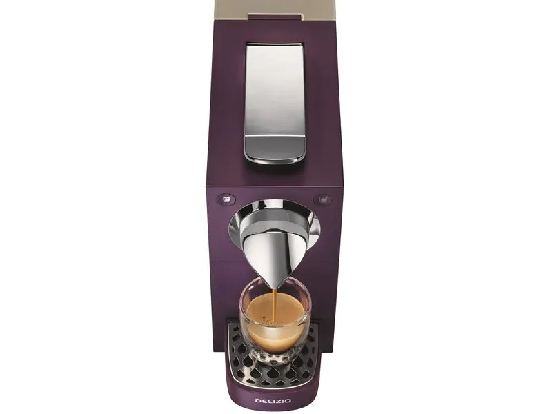 Delizio Kapselmaschine Una Automatic Violett