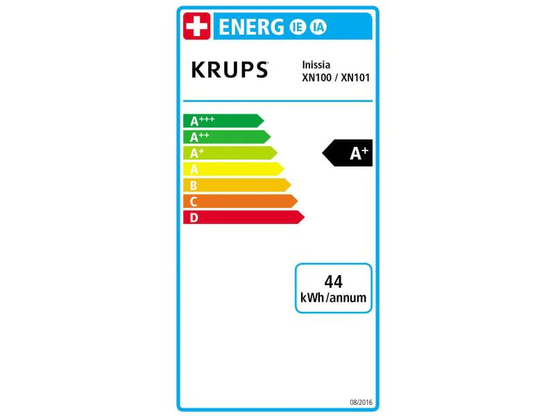 Krups Nespressomaschine XN1001 Inissia Weiss
