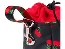 amiplay Snack-Tasche Be Happy Cherry, Schwarz/Rot