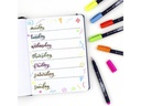Tombow Fineliner Fudenosuke NEON 6er Set