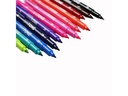 Tombow Fineliner TwinTone Brights 0.8 mm, 0.3 mm, 12 Stück