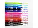 Tombow Fineliner TwinTone Brights 0.8 mm, 0.3 mm, 12 Stück